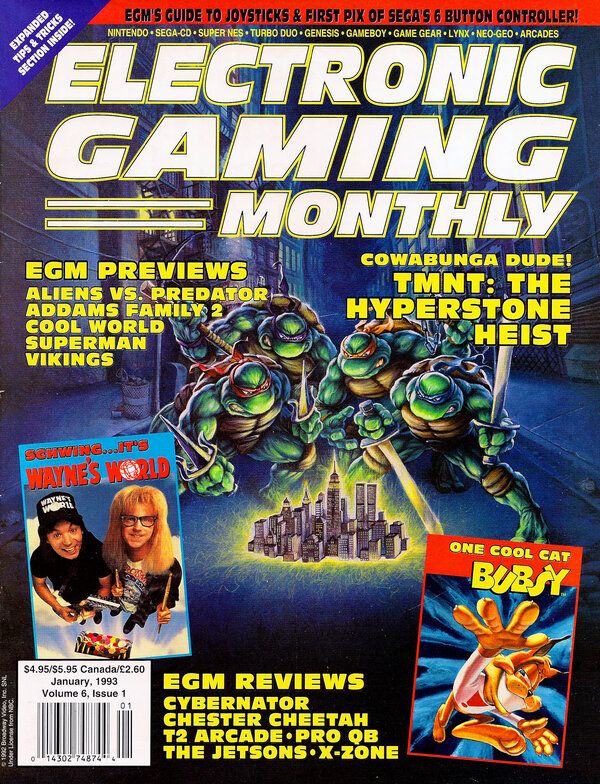 Electronic Gaming Monthly Issue 42 (January 1993) cover